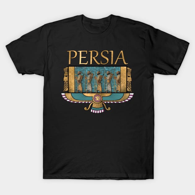 Ancient Persia - Immortals of the Persian Empire T-Shirt by AgemaApparel